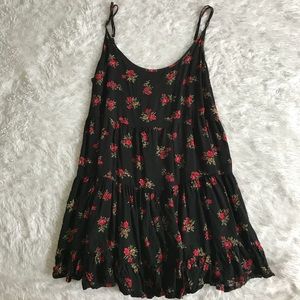 RARE Brandy Melville Red Roses Jada Dress
